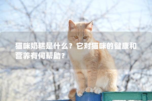 猫咪奶糕是什么？它对猫咪的健康和营养有何帮助？