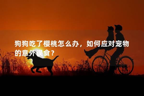 狗狗吃了樱桃怎么办，如何应对宠物的意外误食？