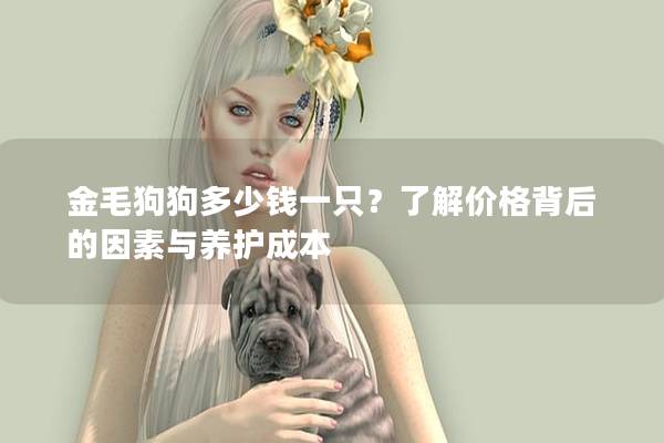 金毛狗狗多少钱一只？了解价格背后的因素与养护成本