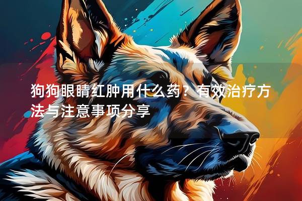 狗狗眼睛红肿用什么药？有效治疗方法与注意事项分享