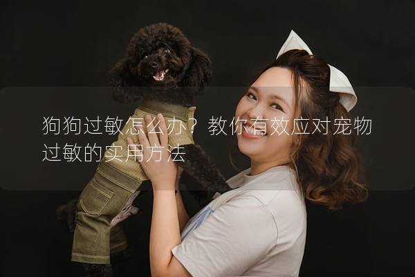 狗狗过敏怎么办？教你有效应对宠物过敏的实用方法