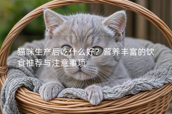 猫咪生产后吃什么好？营养丰富的饮食推荐与注意事项