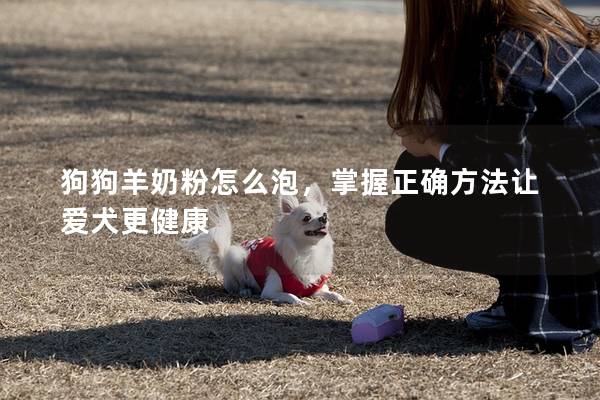 狗狗羊奶粉怎么泡，掌握正确方法让爱犬更健康
