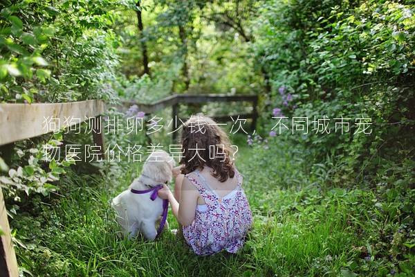 狗狗测排卵多少钱一次，不同城市宠物医院价格差异大吗？