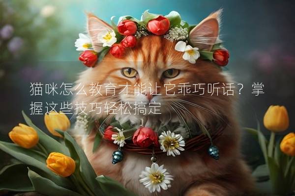 猫咪怎么教育才能让它乖巧听话？掌握这些技巧轻松搞定
