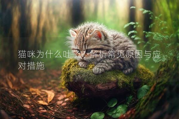 猫咪为什么吐了？解析常见原因与应对措施
