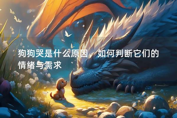 狗狗哭是什么原因，如何判断它们的情绪与需求