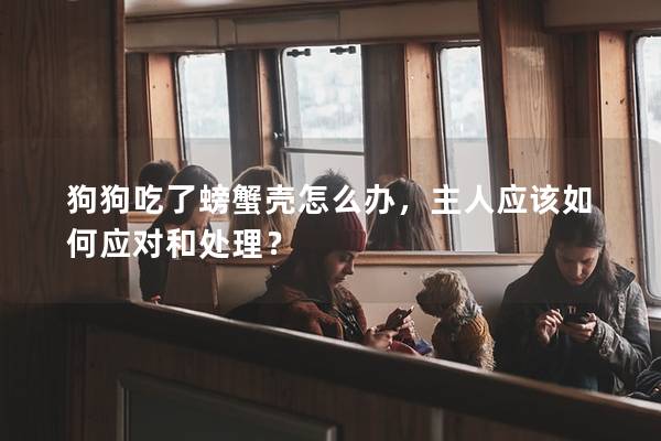狗狗吃了螃蟹壳怎么办，主人应该如何应对和处理？
